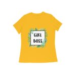 Girl Boss Women's Round Neck T-shirt - Its Clover