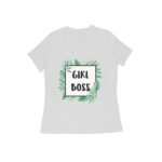 Girl Boss Women's Round Neck T-shirt - Its Clover