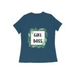 Girl Boss Women's Round Neck T-shirt - Its Clover