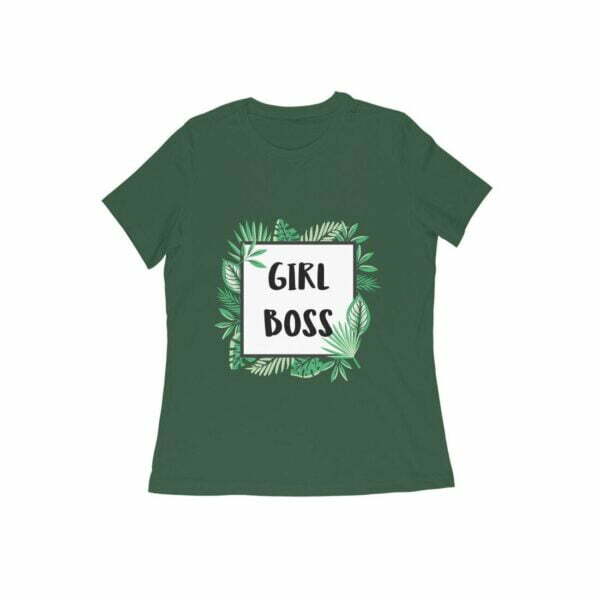 Girl Boss Women's Round Neck T-shirt - Its Clover