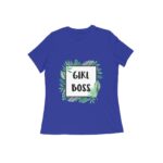 Girl Boss Women's Round Neck T-shirt - Its Clover