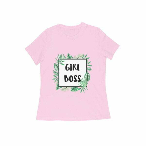 Girl Boss Women's Round Neck T-shirt - Its Clover
