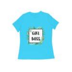 Girl Boss Women's Round Neck T-shirt - Its Clover