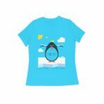 Fat penguin Women's Round Neck T-shirt - Its Clover