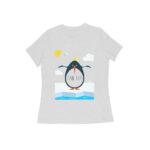 Fat penguin Women's Round Neck T-shirt - Its Clover