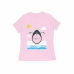 Fat penguin Women's Round Neck T-shirt - Its Clover