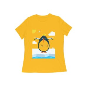 Fat penguin Women's Round Neck T-shirt - Its Clover