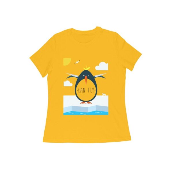 Fat penguin Women's Round Neck T-shirt - Its Clover