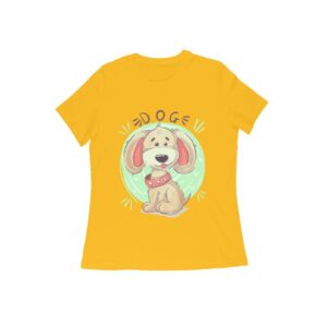 Dog Lovers penguin Women's Round Neck T-shirt - Its Clover