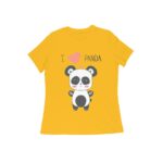 Panda Women's Round Neck T-shirt - Its Clover