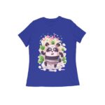 Panda Dance Women's Round Neck T-shirt - Its Clover