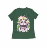 Panda Dance Women's Round Neck T-shirt - Its Clover