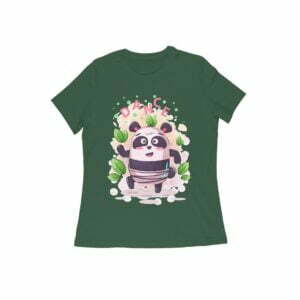 Panda Dance Women's Round Neck T-shirt - Its Clover