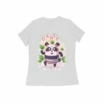 Panda Dance Women's Round Neck T-shirt - Its Clover