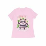 Panda Dance Women's Round Neck T-shirt - Its Clover