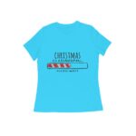 Christmas Loading Women's Round Neck T-shirt - Its Clover