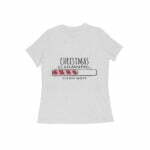 Christmas Loading Women's Round Neck T-shirt - Its Clover