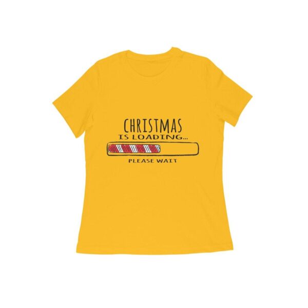 Christmas Loading Women's Round Neck T-shirt - Its Clover