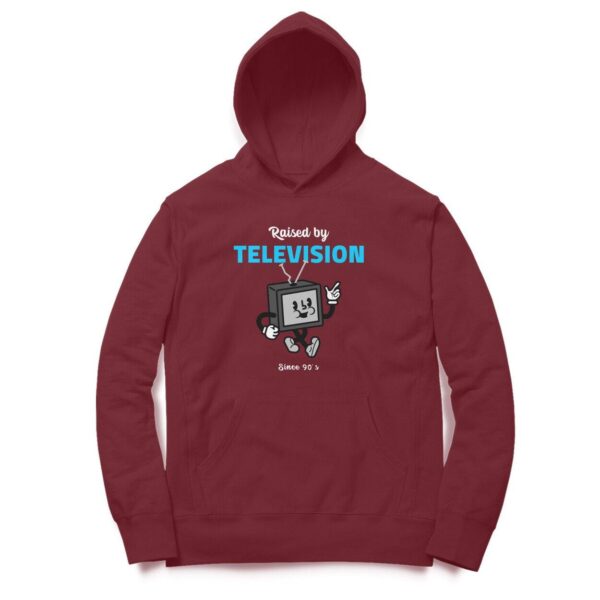 90's Hooded Sweatshirt with Kangaroo Pockets - Its Clover