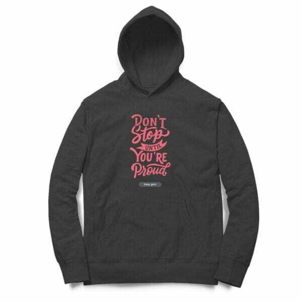 Quote Hooded Sweatshirt with Kangaroo Pockets - Its Clover