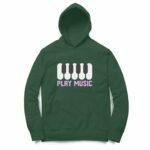 Play Music Hooded Sweatshirt with Kangaroo Pockets - Its Clover