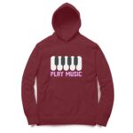 Play Music Hooded Sweatshirt with Kangaroo Pockets - Its Clover