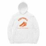 Football Hooded Sweatshirt with Kangaroo Pockets - Its Clover