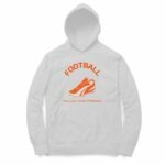 Football Hooded Sweatshirt with Kangaroo Pockets - Its Clover