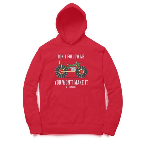 Don't Follow Me Hooded Sweatshirt with Kangaroo Pockets - Its Clover