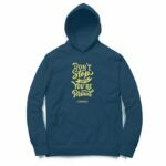 Quoted Hooded Sweatshirt with Kangaroo Pockets - Its Clover