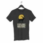 Explore nature Men's Round Neck Half Sleeve T-shirt - Its Clover