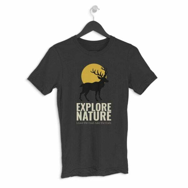 Explore nature Men's Round Neck Half Sleeve T-shirt - Its Clover