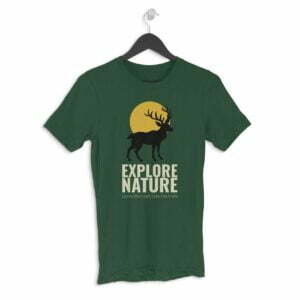 Explore nature Men's Round Neck Half Sleeve T-shirt - Its Clover