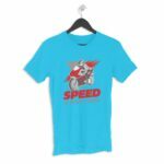Bike Speed Men's Round Neck Half Sleeve T-shirt - Its Clover