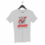 Bike Speed Men's Round Neck Half Sleeve T-shirt - Its Clover