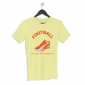 Football Lover Men's Round Neck Half Sleeve T-shirt - Its Clover