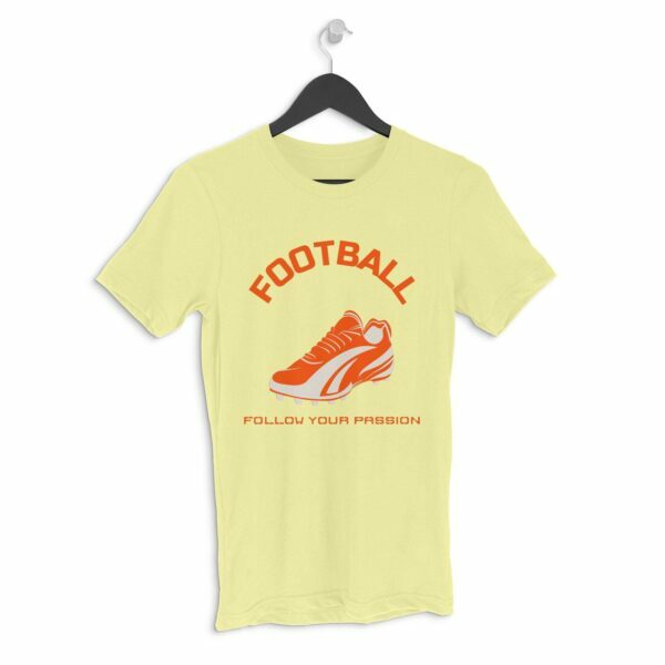 Football Lover Men's Round Neck Half Sleeve T-shirt - Its Clover