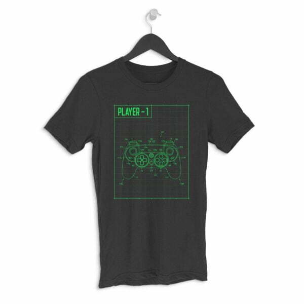Gamer 1 Men's Round Neck Half Sleeve T-shirt - Its Clover