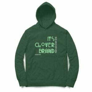 itsCloverBrand official Hooded Sweatshirt with Kangaroo Pockets - Its Clover
