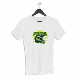 MotoCross Men's Round Neck Half Sleeve T-shirt - Its Clover