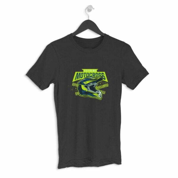MotoCross Men's Round Neck Half Sleeve T-shirt - Its Clover