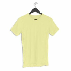 Itsclover Light Plain Men's Round Neck Half Sleeve T-shirt - Its Clover