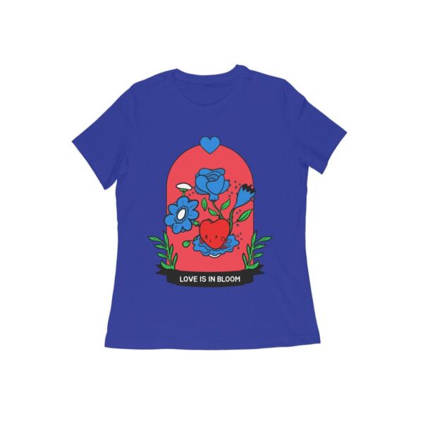 Love is in Bloom Women's Round Neck T-shirt - Its Clover