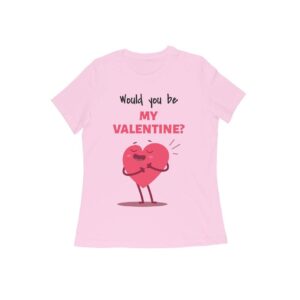 My Valentine Women's Round Neck T-shirt - Its Clover