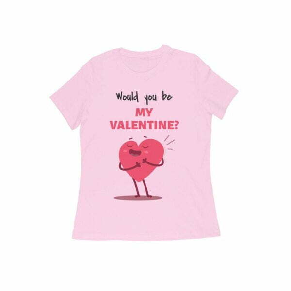 My Valentine Women's Round Neck T-shirt - Its Clover