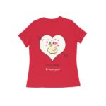 Love Duck Women's Round Neck T-shirt - Its Clover
