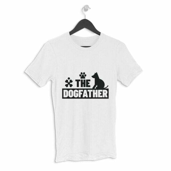 Dog Father Men's Round Neck Half Sleeve T-shirt - Its Clover