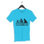 Dog Father Men's Round Neck Half Sleeve T-shirt - Its Clover