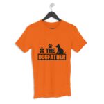 Dog Father Men's Round Neck Half Sleeve T-shirt - Its Clover