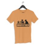 Dog Father Men's Round Neck Half Sleeve T-shirt - Its Clover